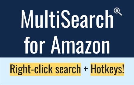 MultiSearch for Amazon promotional preview